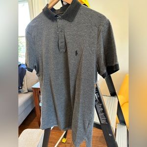 Polo by Ralph Lauren Birdseye Custom Slim Fit Polo “M” fits Small